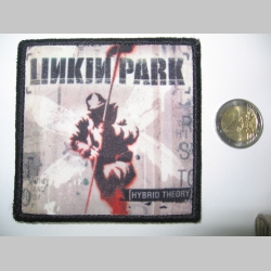 Linkin Park ofsetová nášivka po krajoch obšívaná  cca. 9x9cm